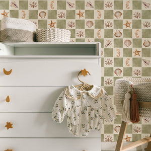 Curiosity wallpaper by Curate Space in a room