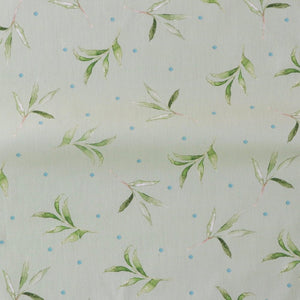 Olive and Dot in Olive Green- Cotton Drill