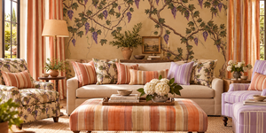 Stripe Weave Linen Fabric