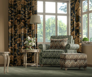 Whispers of Peony Velvet Fabric in Blush