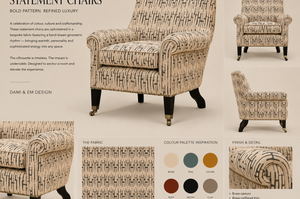 Structured Chaos Linen Fabric