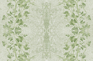 Clover Garden Garland Light Green Linen Fabric