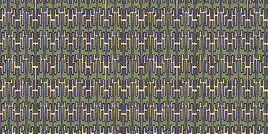 Structured Chaos Linen Fabric