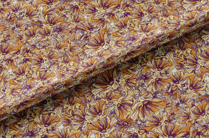 Mystical Forest Midnight Meadows Linen Fabric