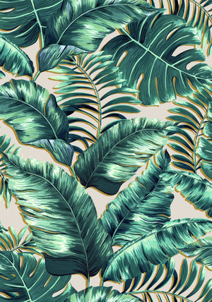 Banana Leaves Standard Wallpaper