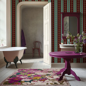 Chateau Stripe Wallpaper