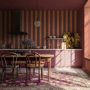 Chateau Stripe Wallpaper