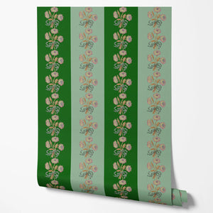 Chateau Stripe Wallpaper