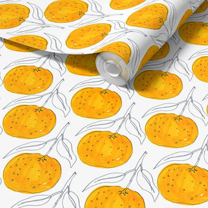 Clementine Sustainable Wallpaper