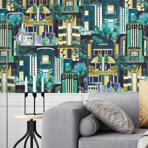 Downtown Deco Wallpaper