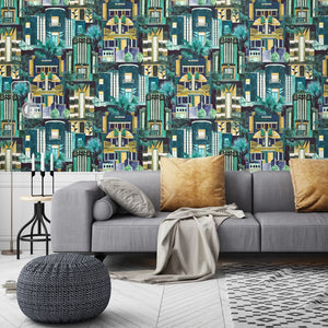 Downtown Deco Wallpaper