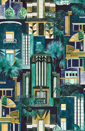 Downtown Deco Wallpaper