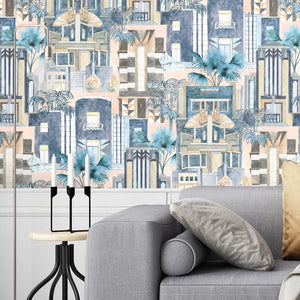 Downtown Deco Wallpaper