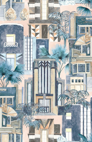 Downtown Deco Wallpaper