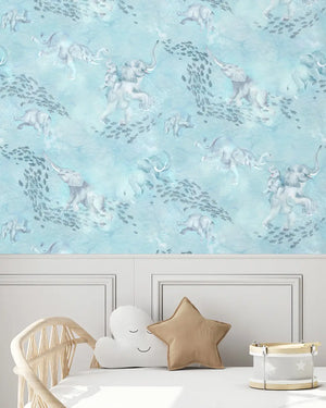 Elephant Breaststroke Wallpaper