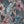 Exotica wallpaper by Victoria Sanders in petrol blue, detail of jungle animals and tropical flowers