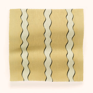 Scroll Stripe Linen