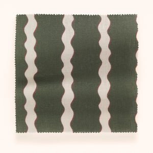Scroll Stripe Linen
