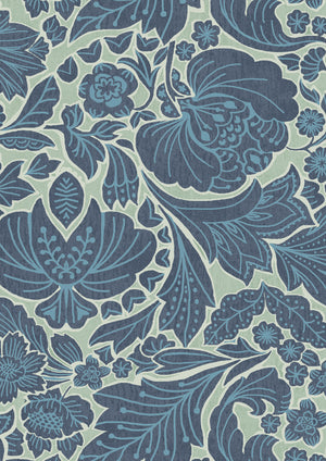 Folk Floral Wallpaper