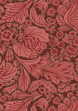 Folk Floral Wallpaper