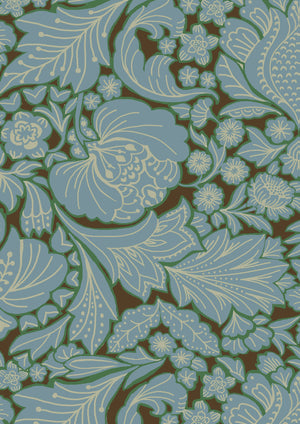 Folk Floral Wallpaper