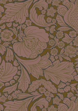 Folk Floral Wallpaper