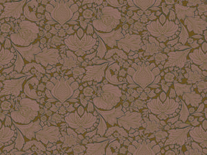Folk Floral Wallpaper