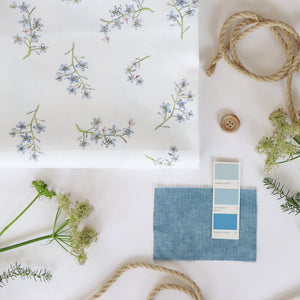 Forget Me Not- Cotton Drill