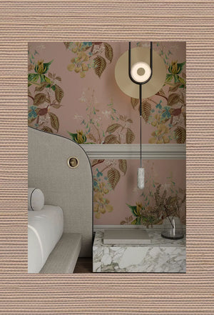 Peach Sand Grasscloth