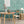 Ditzy wallpaper by House of Amitié in green, fine hand-marbled pattern in a dining area