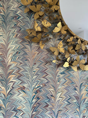 Foxtail Woodstock Coated Mica Wallpaper