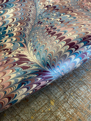 Pirouette in Berry Imperial Wallpaper