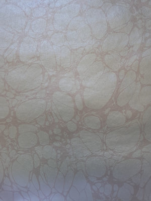 Moucheté wallpaper by House of Amitié in pink, full repeat of soft marbled spots