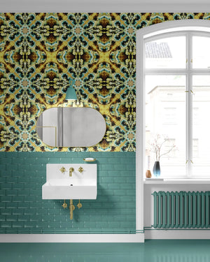 Molten Mosaic Wallpaper