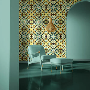 Molten Mosaic Wallpaper