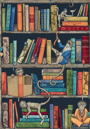 Monkey Library Wallpaper
