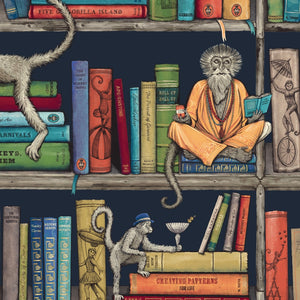 Monkey Library Wallpaper