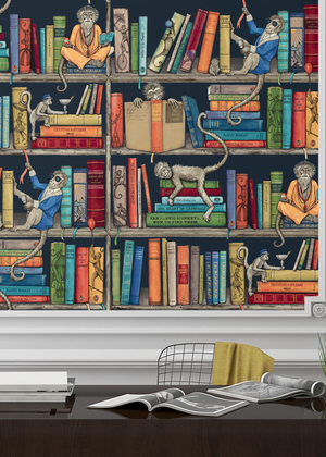 Monkey Library Wallpaper