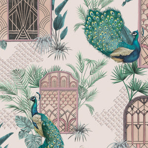 Peacock Manor Wallpaper