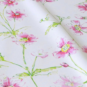 Anemone in Bloom Cotton Linen