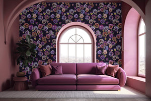 Plethora of Pansies Wallpaper