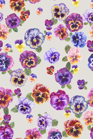 Plethora of Pansies Wallpaper