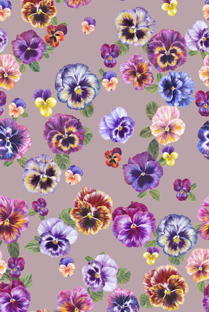 Plethora of Pansies Wallpaper