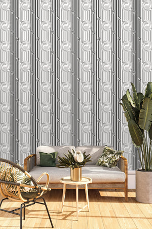 Popsicle in Five Shades of Grey Wallpaper