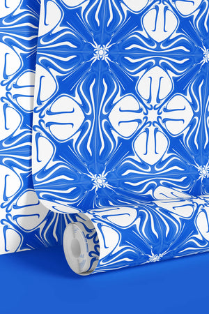 Santorini Tile Wallpaper