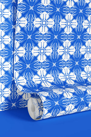 Santorini Tile Wallpaper