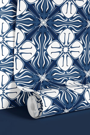 Santorini Tile Wallpaper