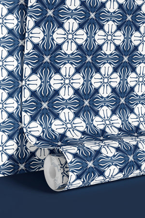 Santorini Tile Wallpaper