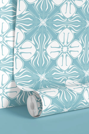 Santorini Tile Wallpaper