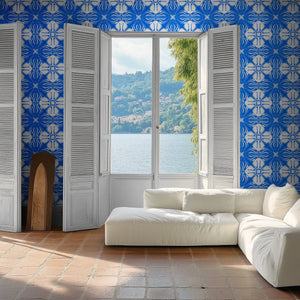 Santorini Tile Wallpaper
